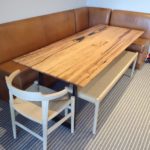 Cafeteria style dining table