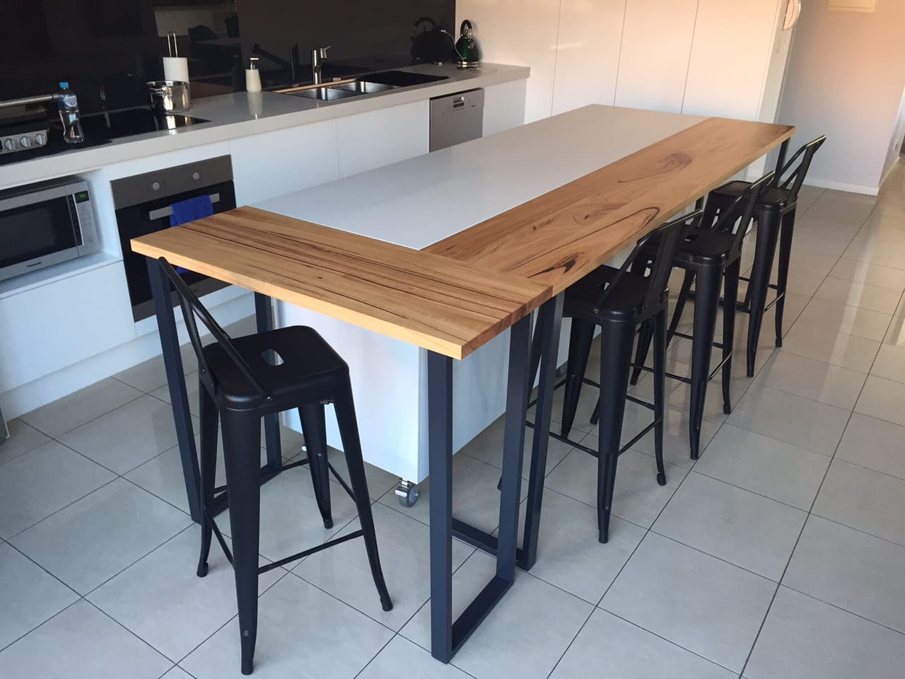 extra high kitchen table