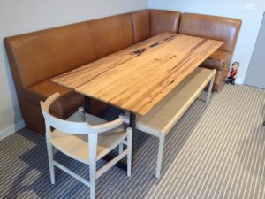 Cafeteria style dining table