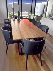 Long dining table