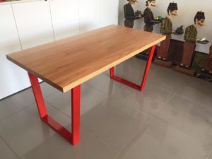 Timber top desk
